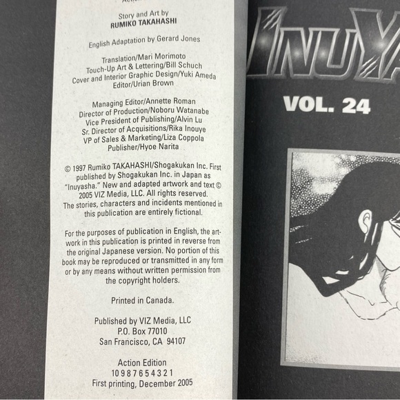 InuYasha Manga Vol 24 Action Edition 2005 English Paperback - Picture 9 of 12